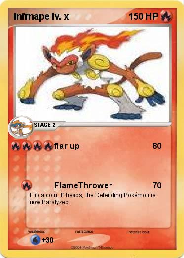 Pokemon Infrnape lv. x