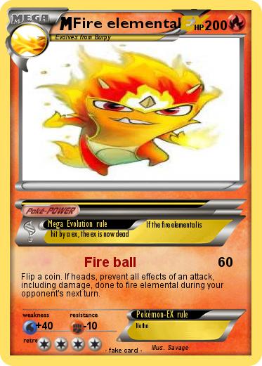 Pokemon Fire elemental