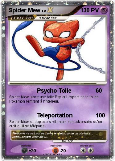 Pokemon Spider Mew