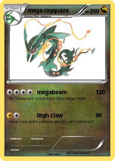 Pokemon mega rayquaza