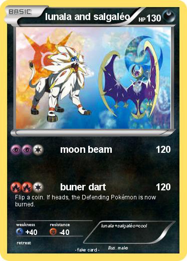 Pokemon lunala and salgaléo