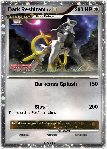 Pokemon Dark Reshiram