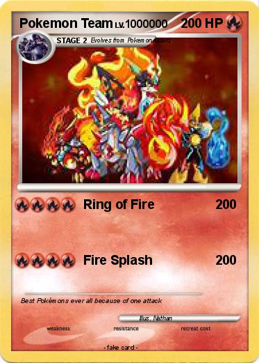 Pokemon Pokemon Team