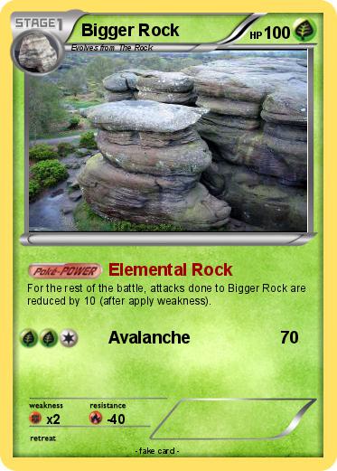 Pokemon Bigger Rock