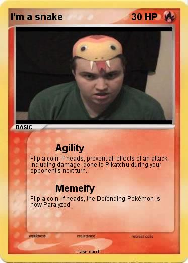Pokemon I'm a snake
