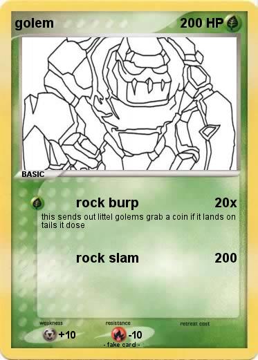 Pokemon golem