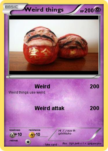 Pokemon Weird things