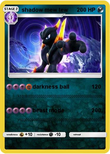 Pokemon shadow mew tew