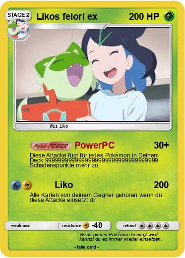 Pokemon Likos felori ex