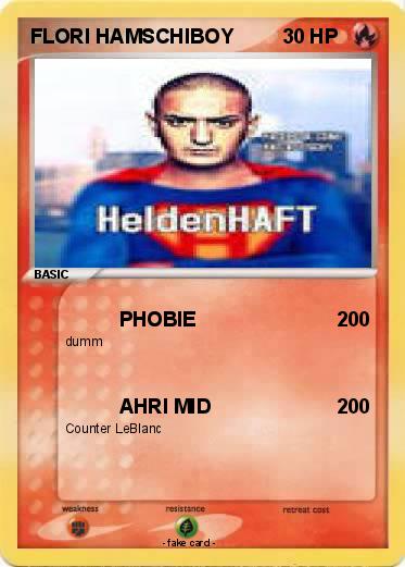 Pokemon FLORI HAMSCHIBOY