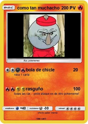 Pokemon como tan muchacho