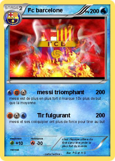 Pokemon Fc barcelone