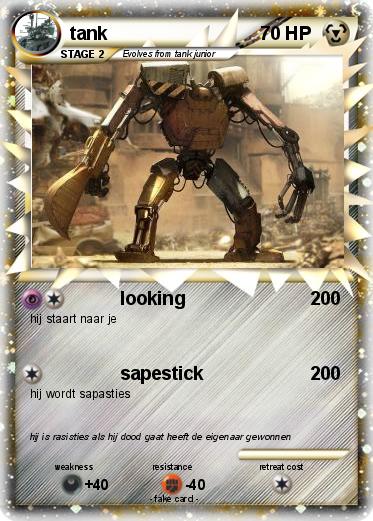 Pokemon tank