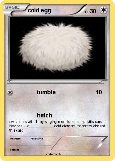 Pokemon cold egg