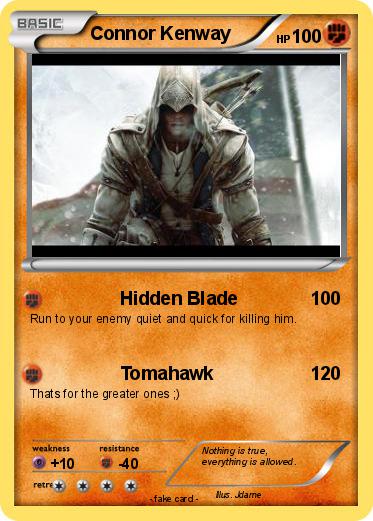 Pokemon Connor Kenway