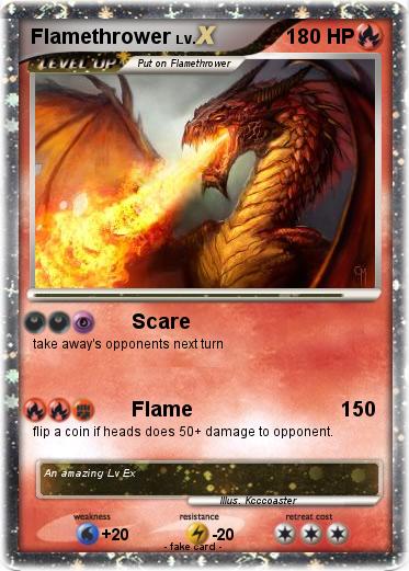Pokemon Flamethrower