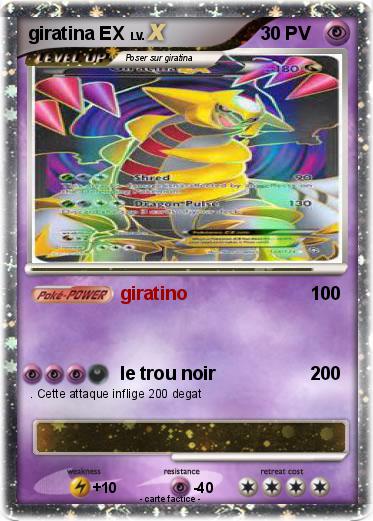 Pokemon giratina EX