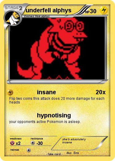 Pokemon underfell alphys