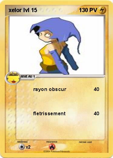 Pokemon xelor lvl 15