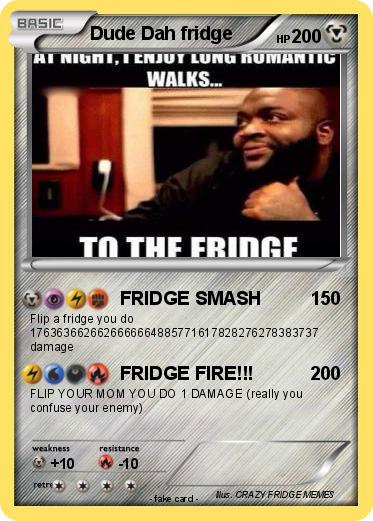 Pokemon Dude Dah fridge