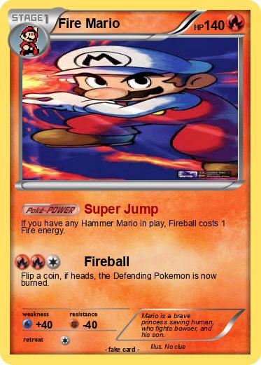 Pokemon Fire Mario