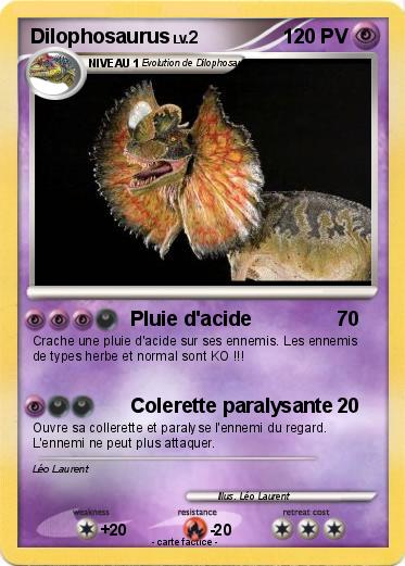 Pokemon Dilophosaurus