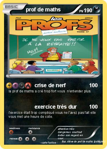 Pokemon prof de maths