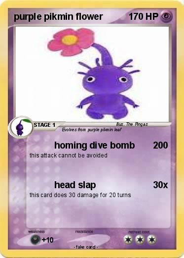Pokemon purple pikmin flower