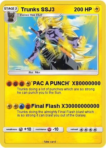 Pokemon Trunks SSJ3