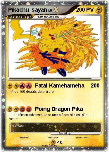 Pokemon Pikachu  sayan