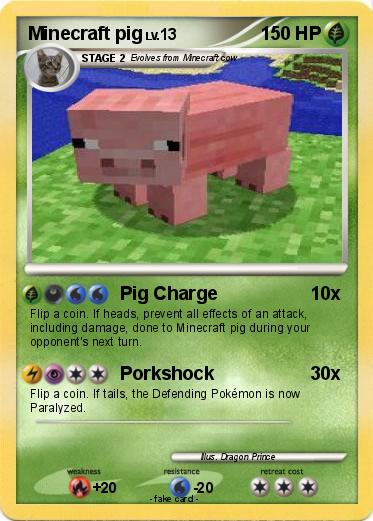 Pokemon Minecraft pig