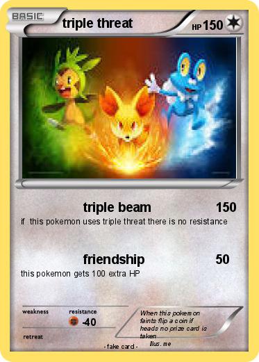 Pokemon triple threat