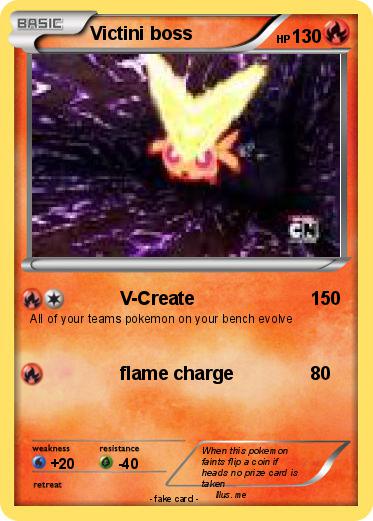 Pokemon Victini boss