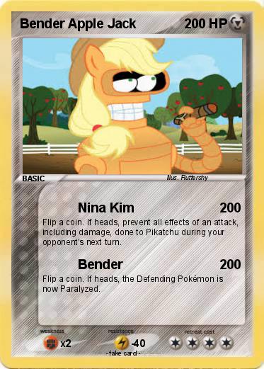 Pokemon Bender Apple Jack