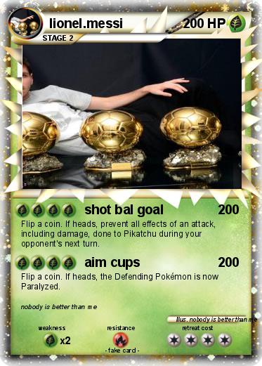 Pokemon lionel.messi