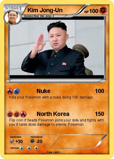 Pokemon Kim Jong-Un