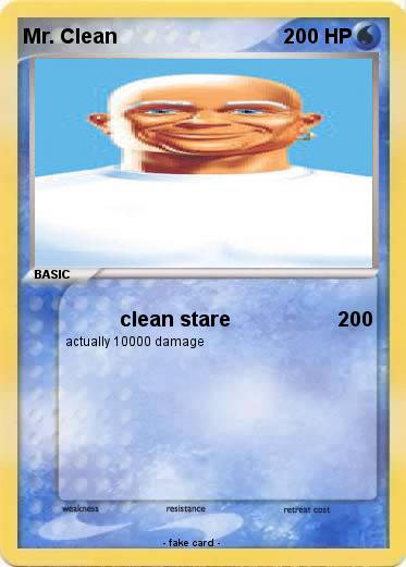 Pokemon Mr. Clean