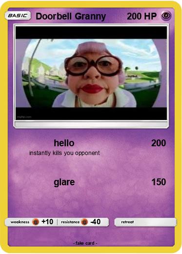 Pokemon Doorbell Granny