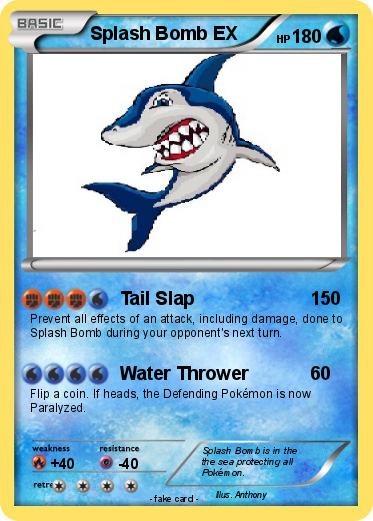 Pokemon Splash Bomb EX
