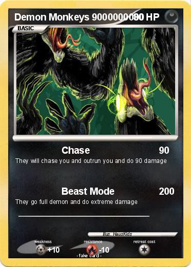 Pokemon Demon Monkeys 9000000000