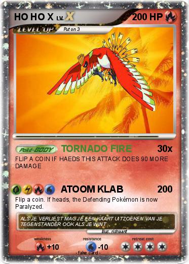 Pokemon HO HO X