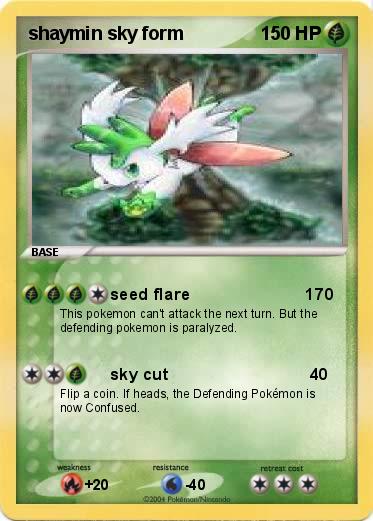 Pokemon shaymin sky form