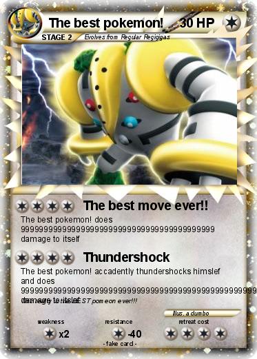 Pokemon The best pokemon!