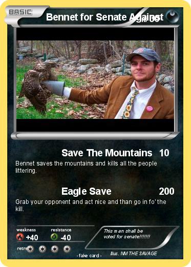Pokemon Bennet for Senate Against