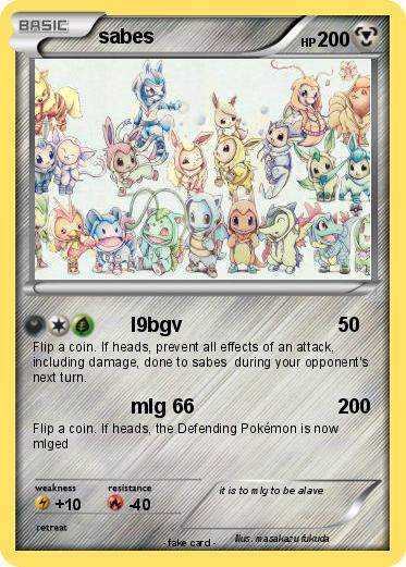 Pokemon sabes