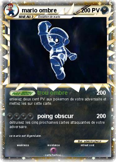 Pokemon mario ombre