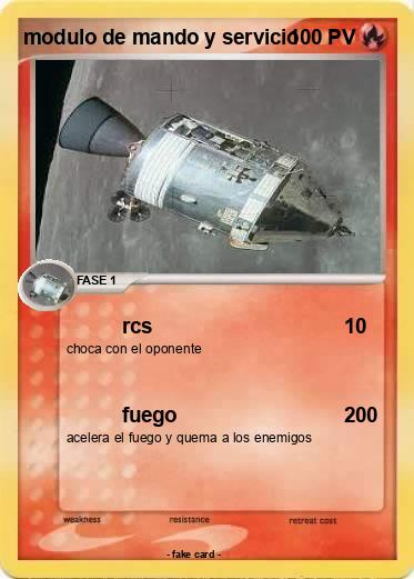 Pokemon modulo de mando y servicio