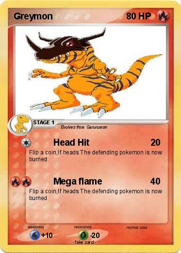 Pokemon Greymon