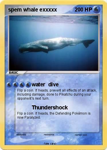Pokemon spem whale exxxxx