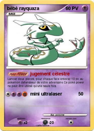 Pokemon bébé rayquaza